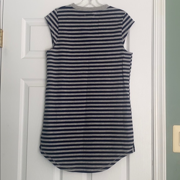 Urban Outfitters, Blue and grey striped tunic - Picture 4 of 4